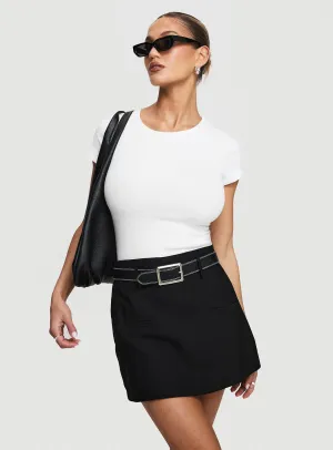 Clean Finish Sporty Edge Grant My Wish Mini Skort Black