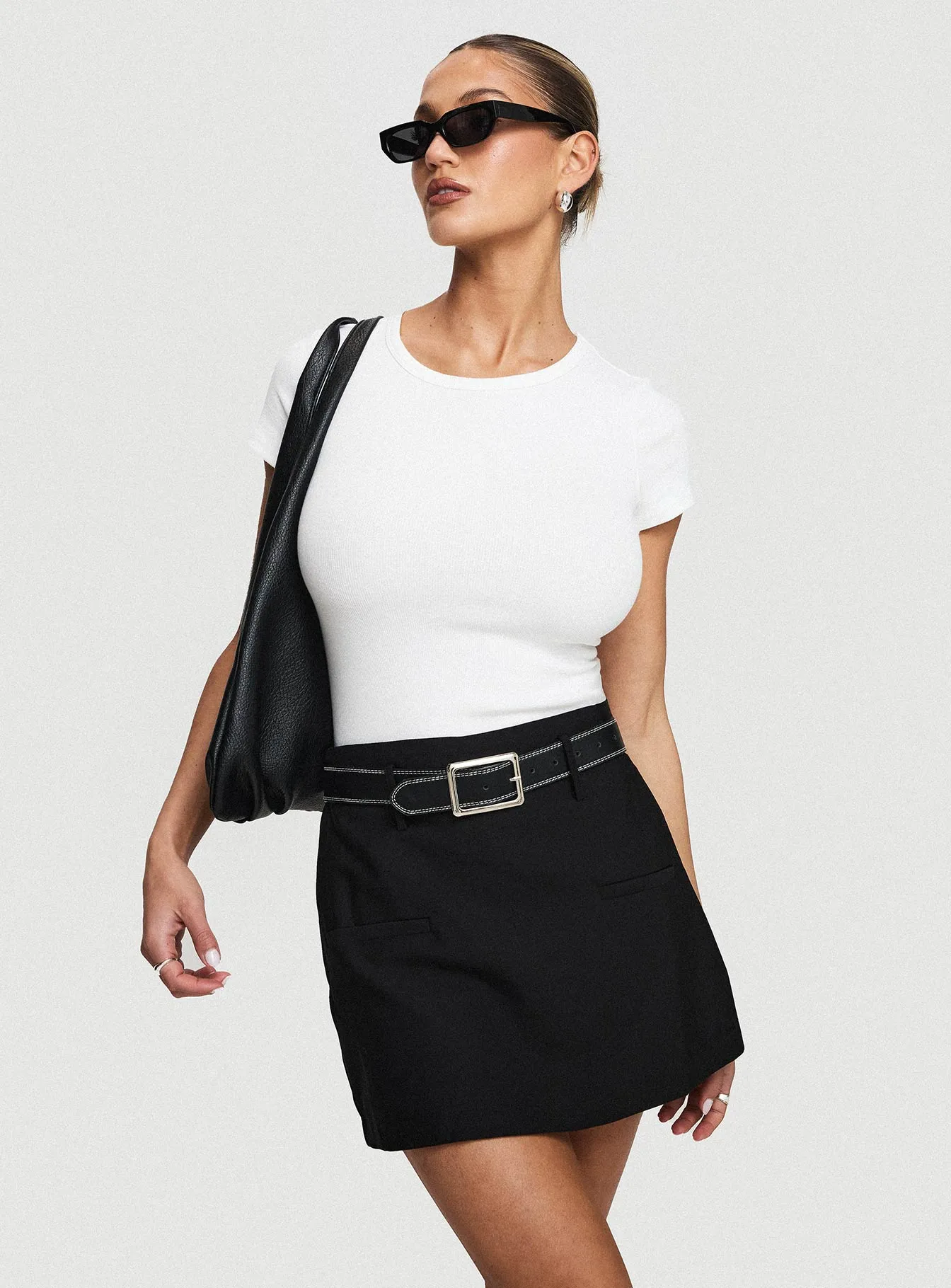 Clean Finish Sporty Edge Grant My Wish Mini Skort Black