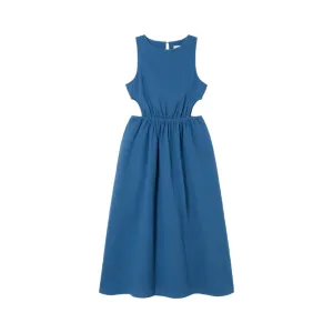 Glass Fit Sequin Glow Blue Kin Dress