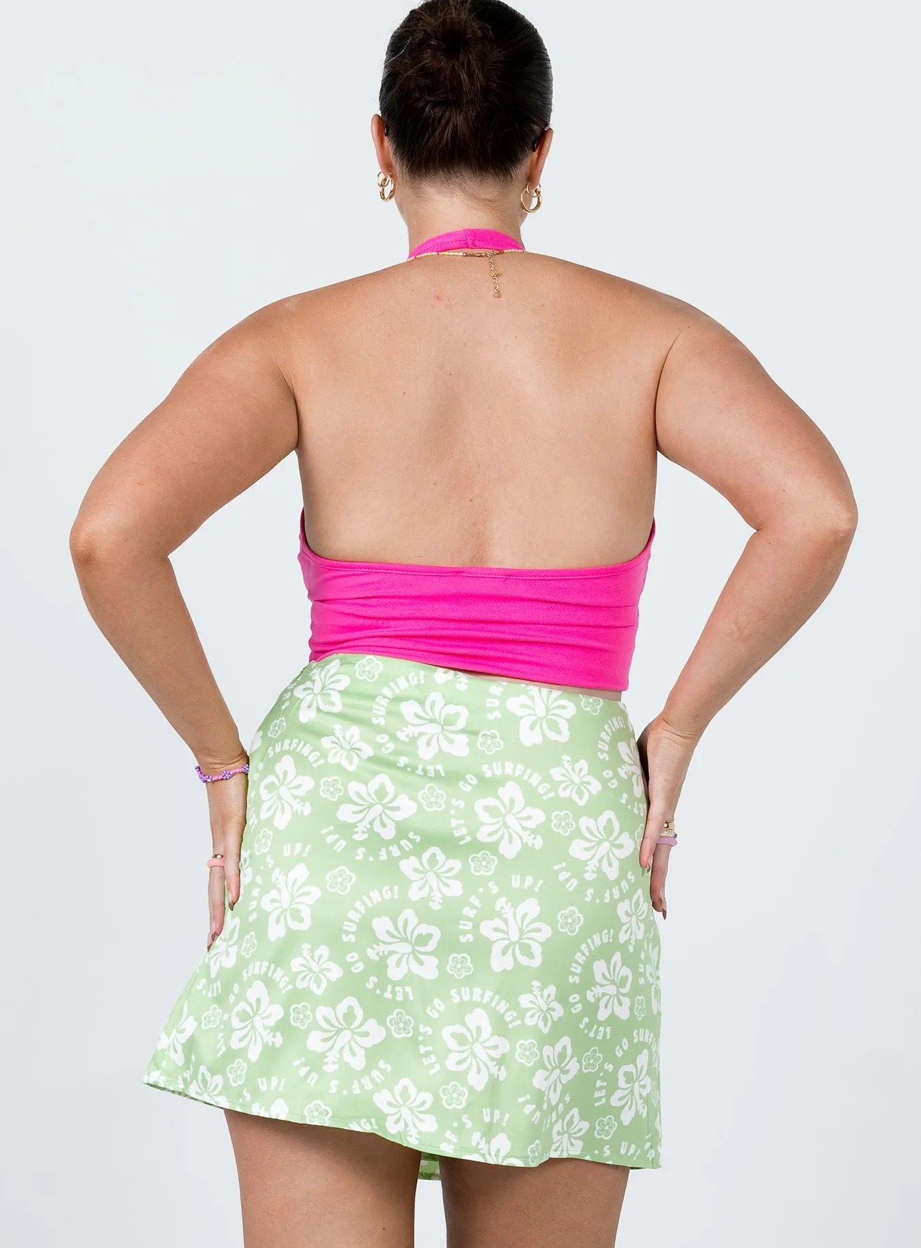 All Day Kiki Mini Skirt Green