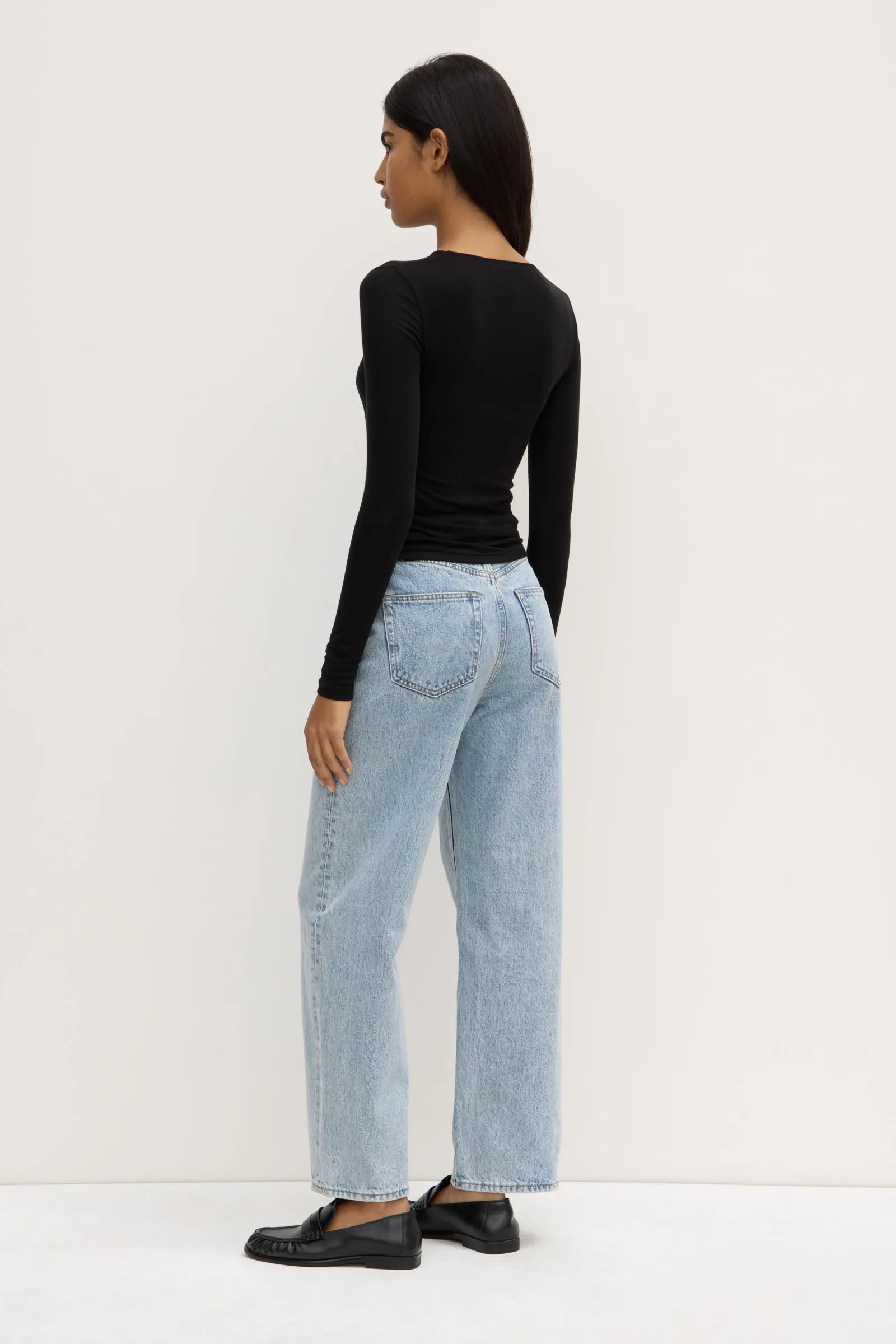 Violet Long Sleeve Tee Reinforced Stitching WeightlessLayeringPiece
