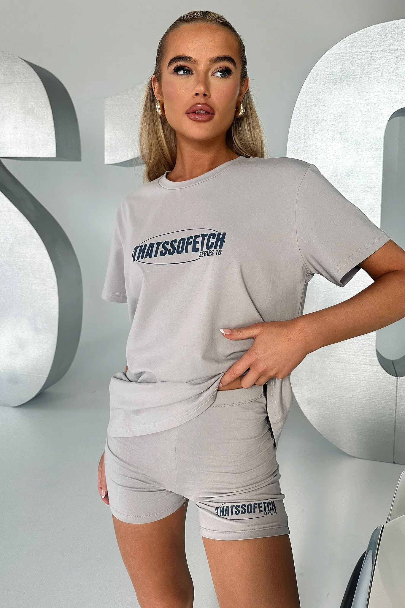 Easy Fit Wear Series 10 Oversized Tee - Grey