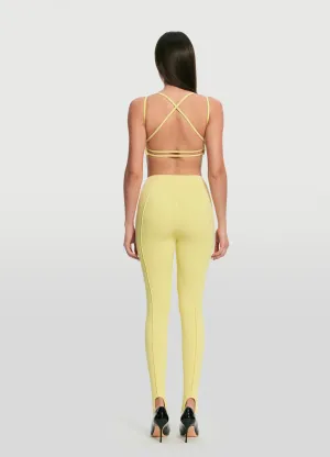 High-Rise Stirrup Leggings Lightweight Performance Fabric Stretch Fit Yoga Class