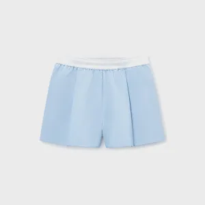 Alexander Wang Short with Logo Elastic - Oxford Blue Durable Hemming Abrasion Defying Knee Patches
