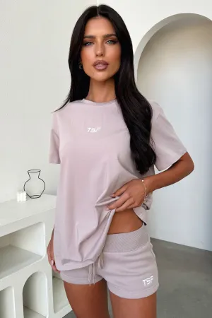 UPF Rated Fabric Kaztek Oversized Tee - Mocha