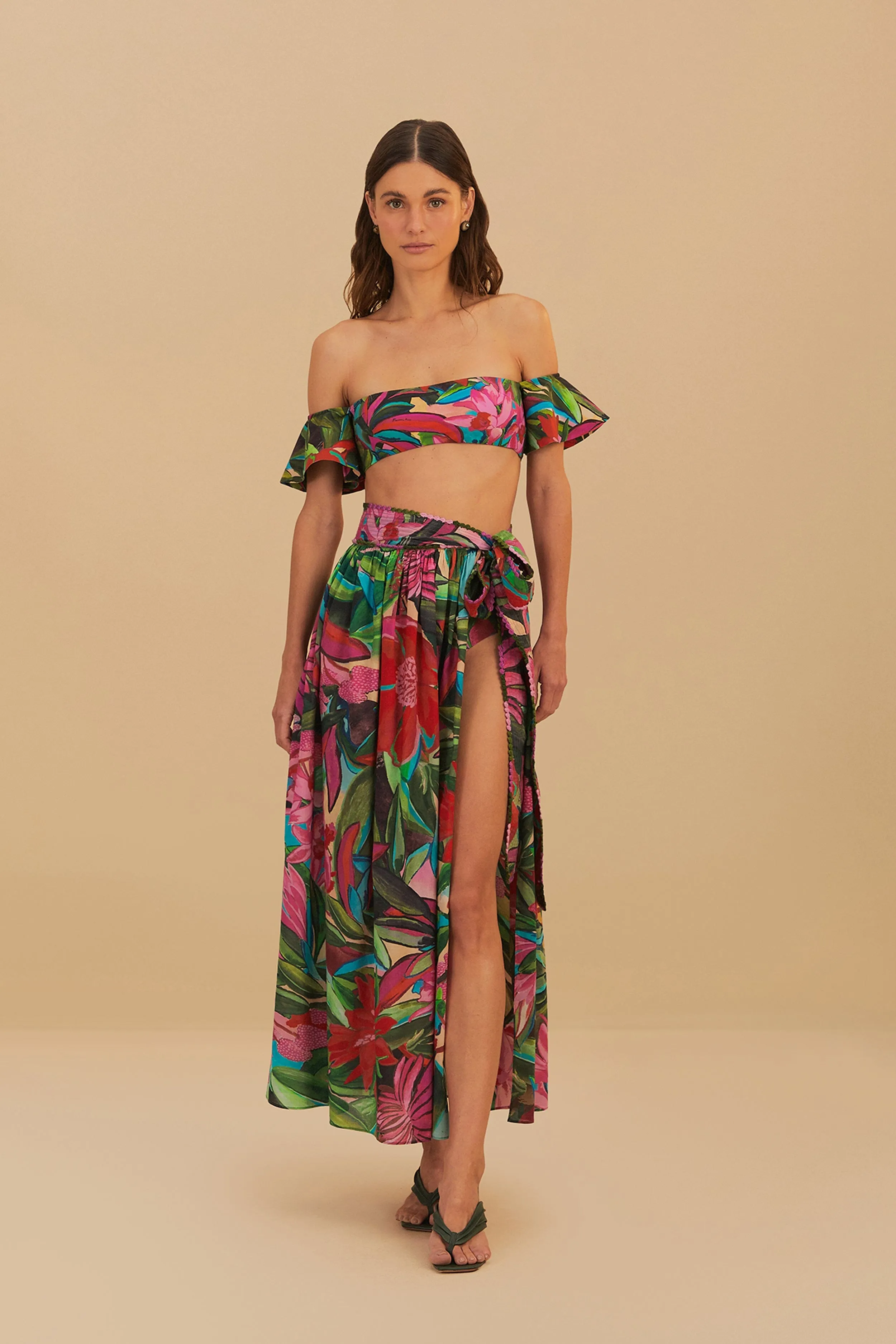 Jardin De Reve Midi Skirt Style Innovation Graceful Look