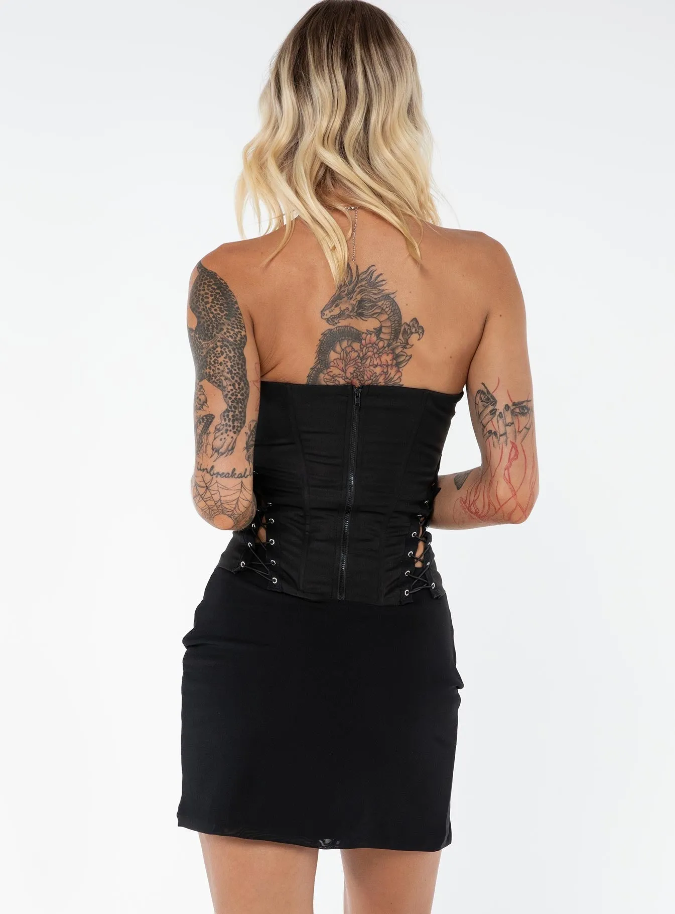 Breathable Lining Street Ready Bold Move Mini Skirt Black Tall