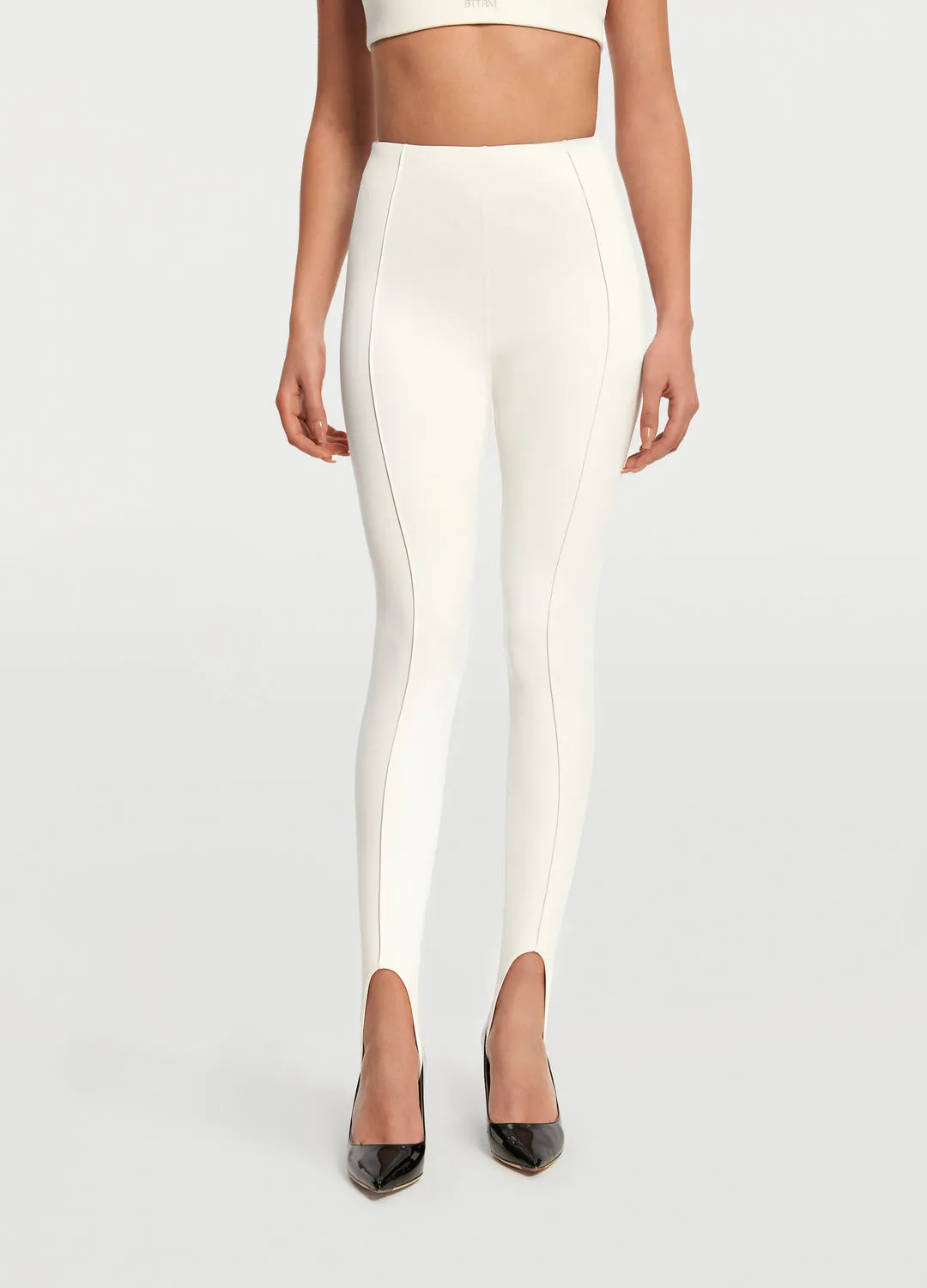 High-Rise Stirrup Leggings Active Function Fade Resistant Studio Practice