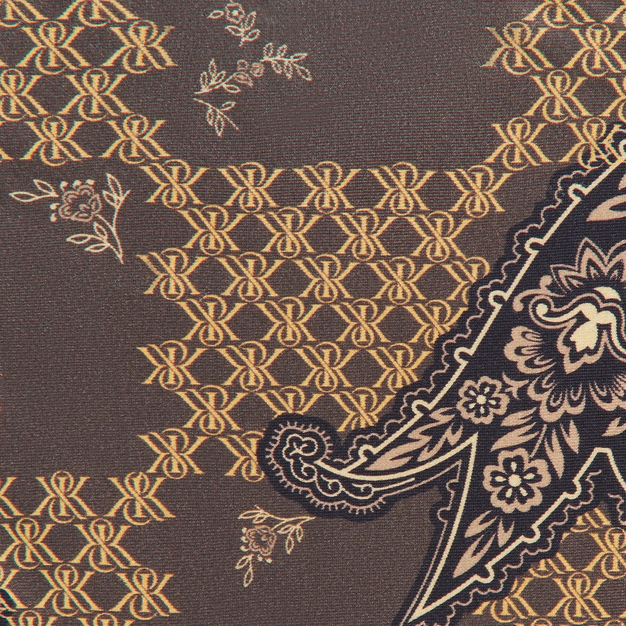 Kith Women Iris Crest Paisley Tie Bottom - Brew Eco Friendly Dye Process Non Bulky Design