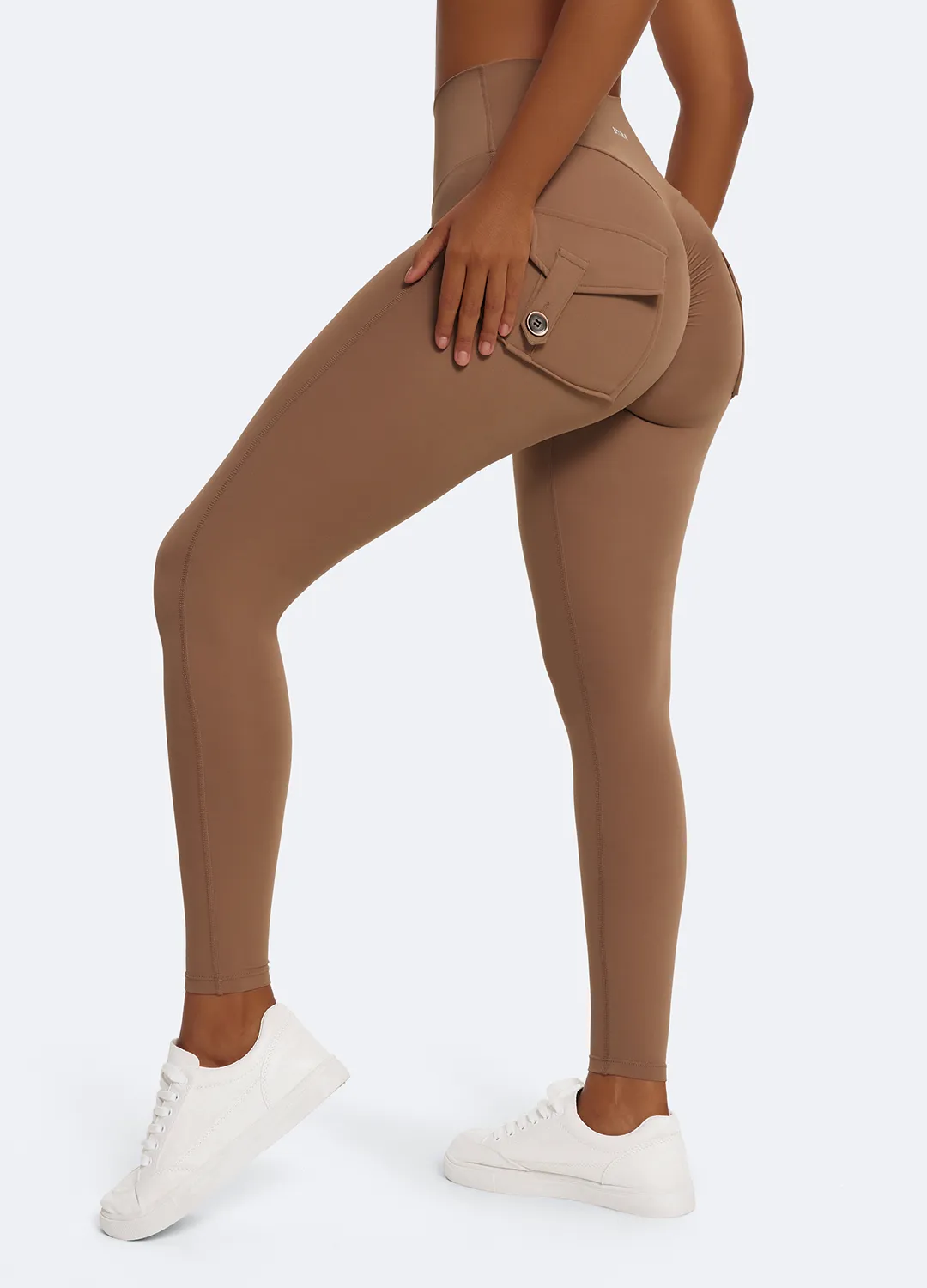 Push-Up Leggings with Back Pockets Premium Stretch
