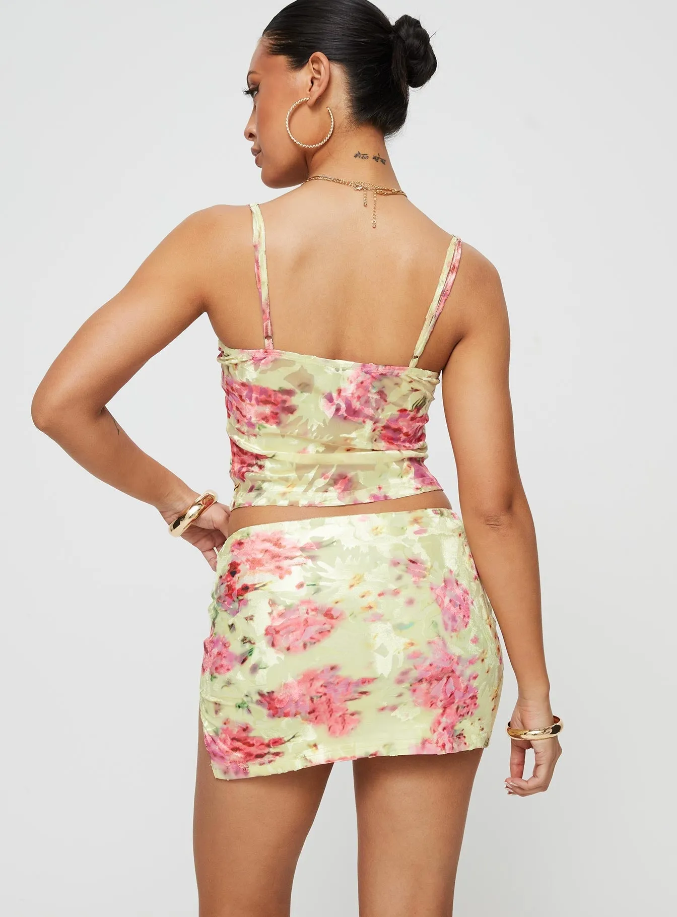 Global Inspiration hypoallergenic material Rosaline Mini Skirt Multi