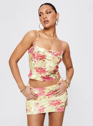 Subtle Mood Style Vibes Rosaline Mini Skirt Multi