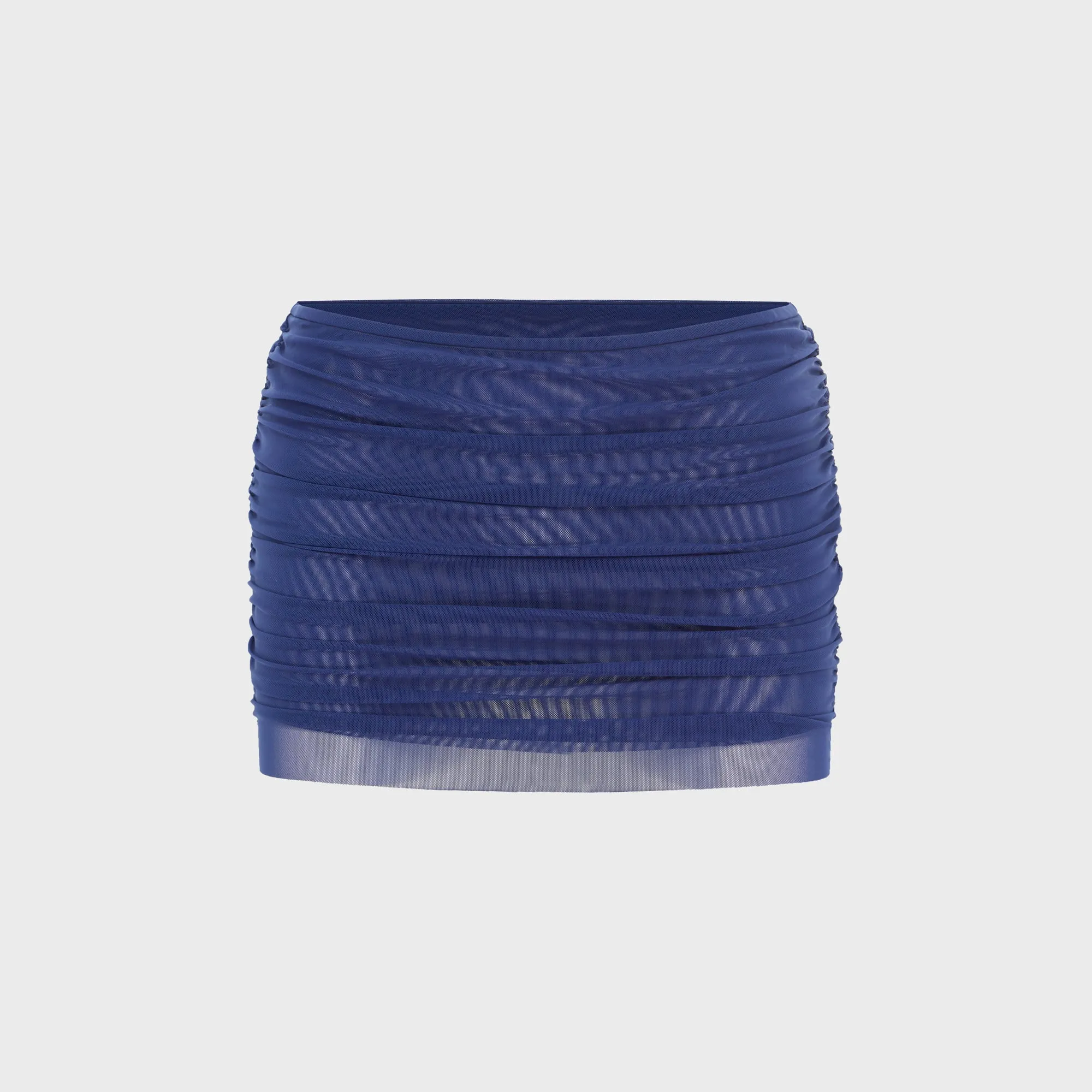 Bond Eye Claudia Mini Skirt - Midnight Mesh Layered Structure Vibrant Flow