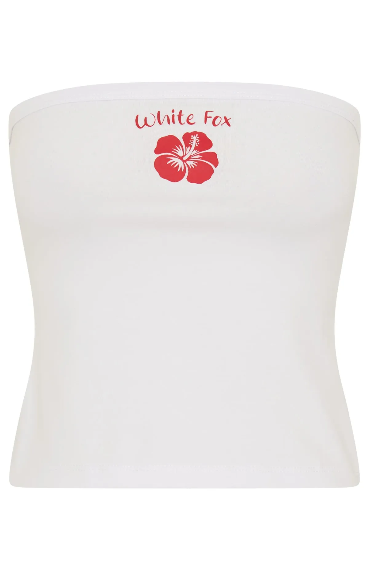 Buy Your Own Flowers Strapless Top White LightReflectiveTrim SoftInteriorLining