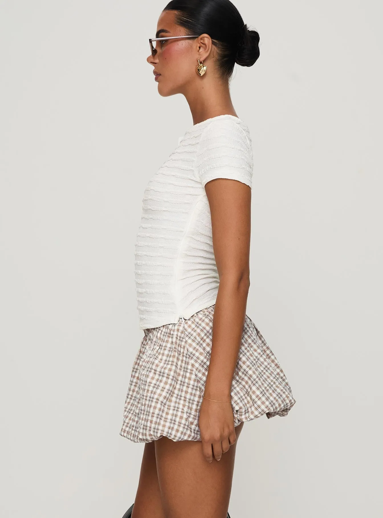 Cydnee Bubble Hem Mini Skort Multi Water Resistant