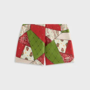 music event look Kith Women Thea Patchwork Print Short - Kyoho