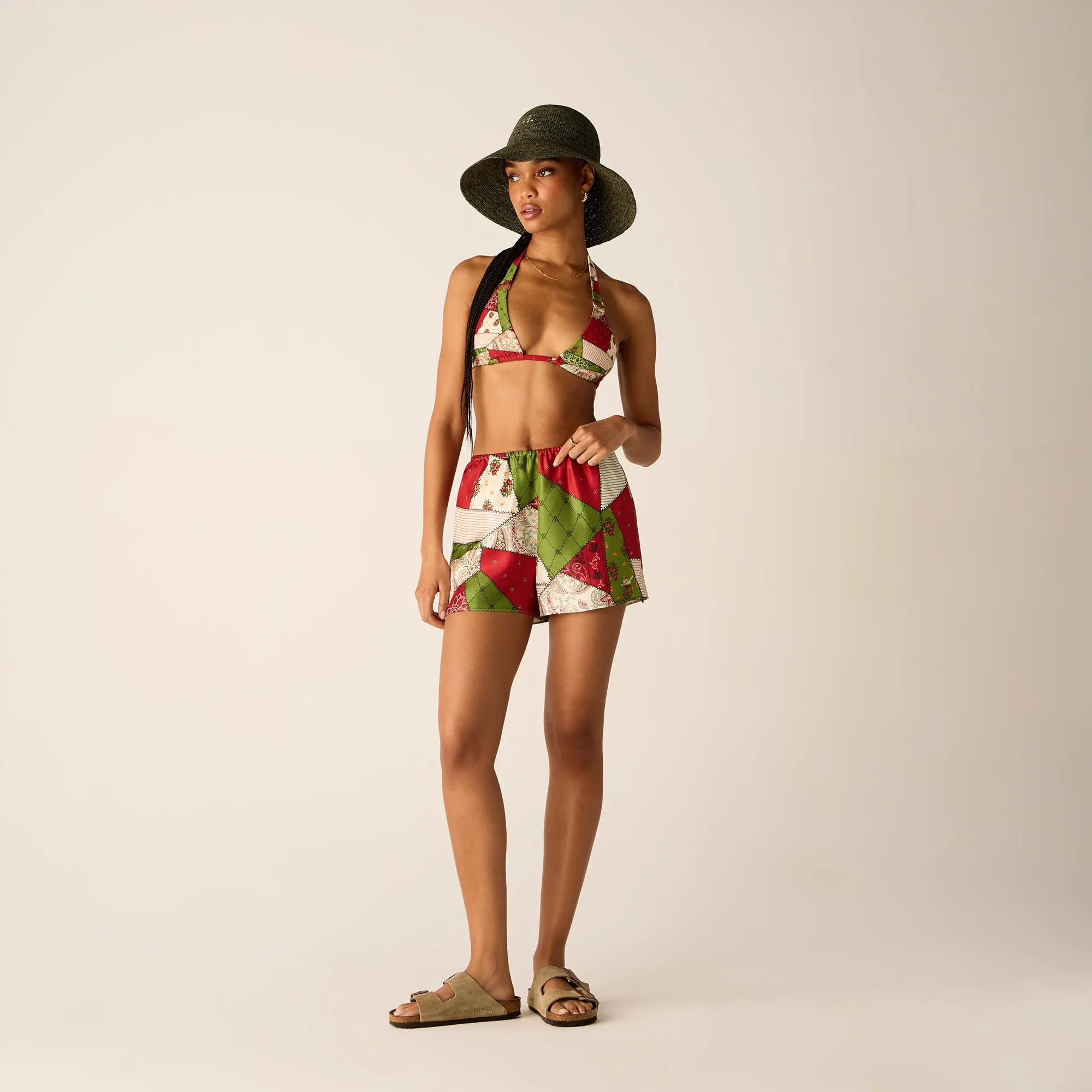 Kith Women Thea Patchwork Print Short - Kyoho Sporty Comfort