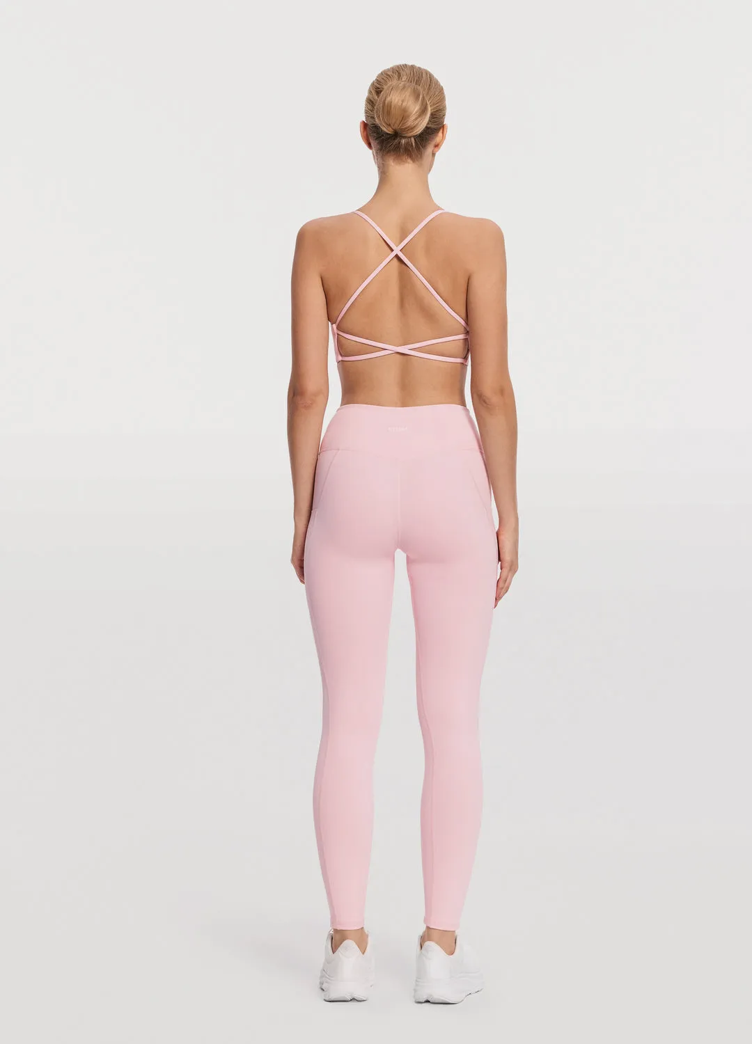 Side Pocket Leggings Pro Athlete Mesh Panel
