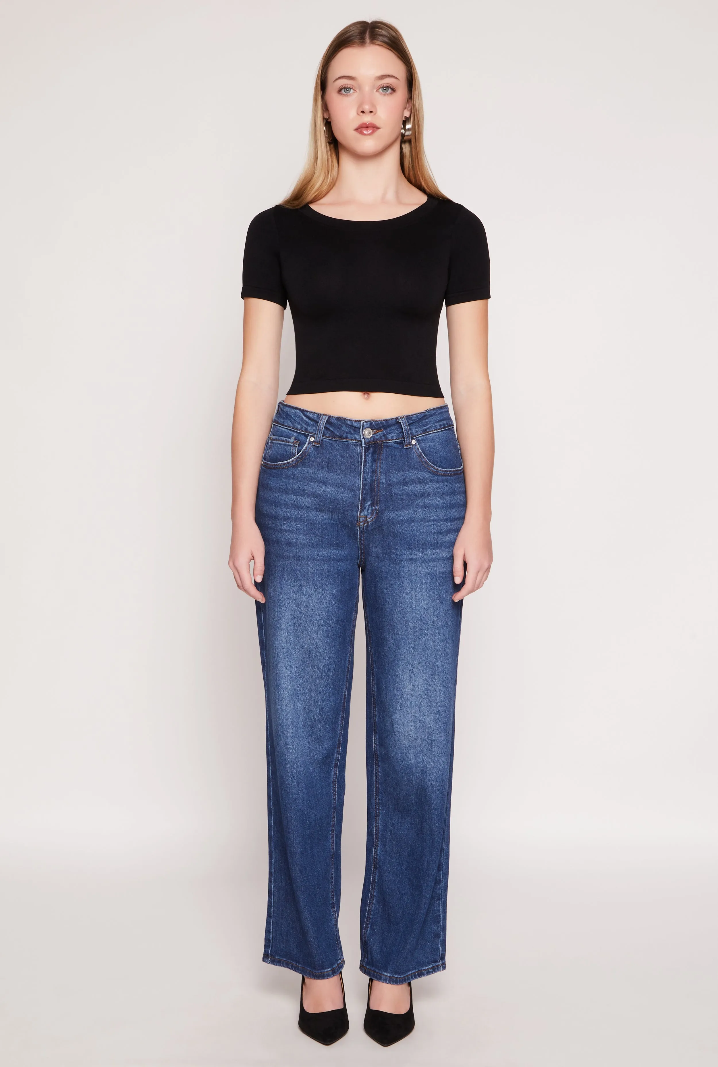 Effortless Clothing WAX Whiskered 5 Pocket Straight Leg Jeans