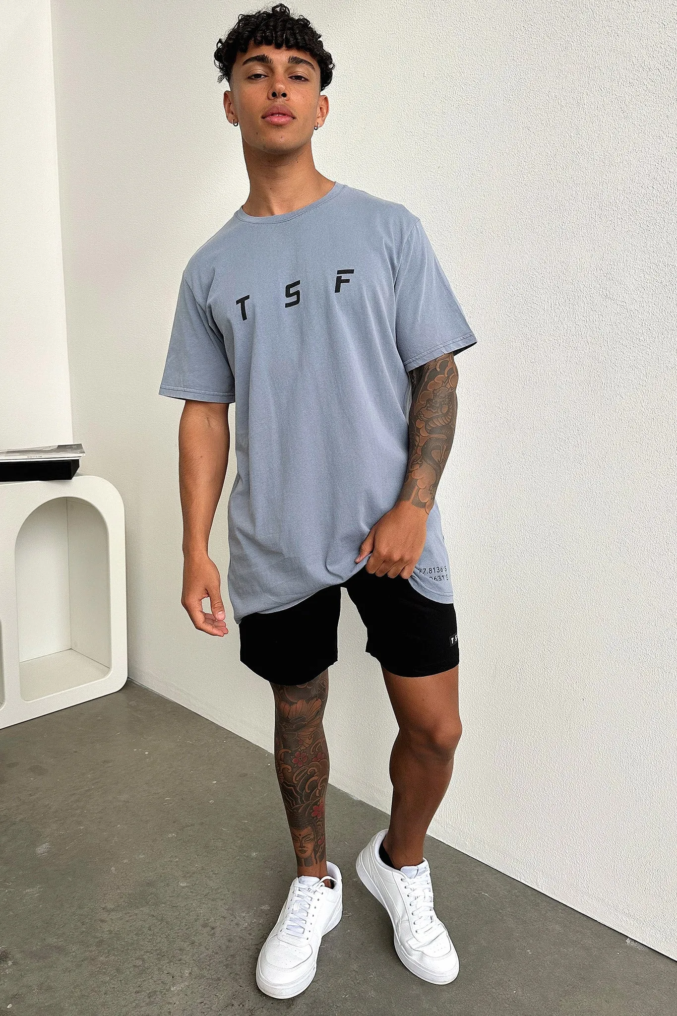 Zone Tee - Dusty Blue Weekend Wardrobe