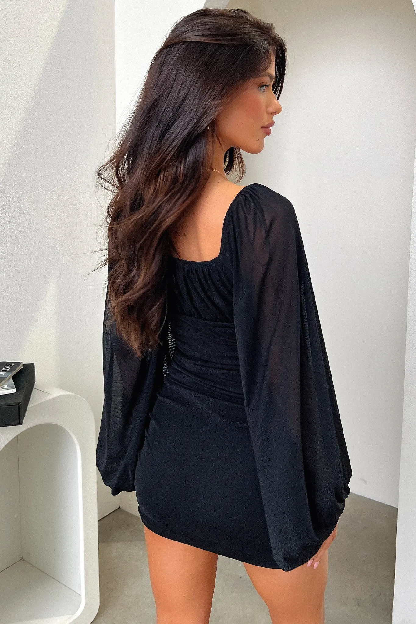 Olay Dress - Black Edge Light