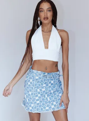 Outfit Lookbook Allen Denim Mini Skirt