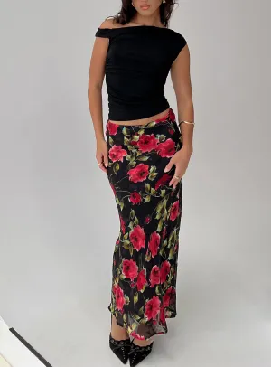 Emaretta Maxi Skirt Multi Floral Breathable Lining