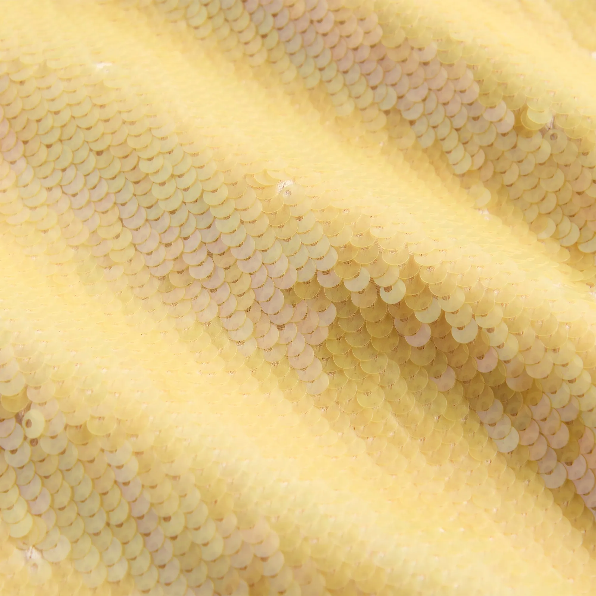 GUIZIO Isabelle Sequin Midi Skirt - Honey Butter Sleek Detail Hand Painted