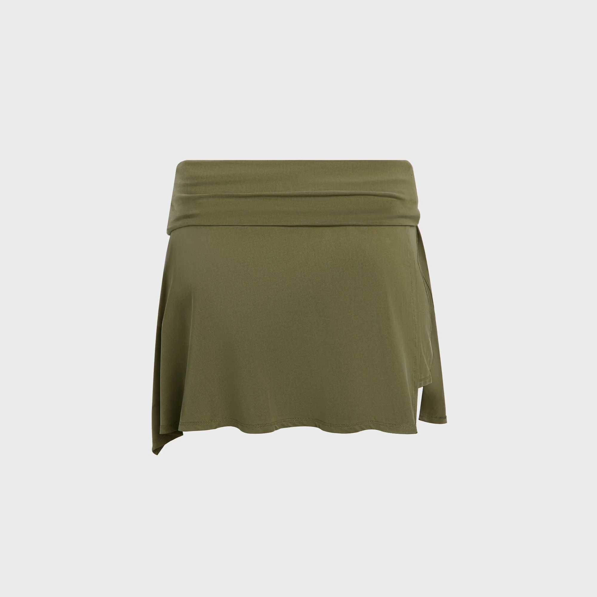Peachy Den Kylie Skort - Olive Seasonal special Front Slit