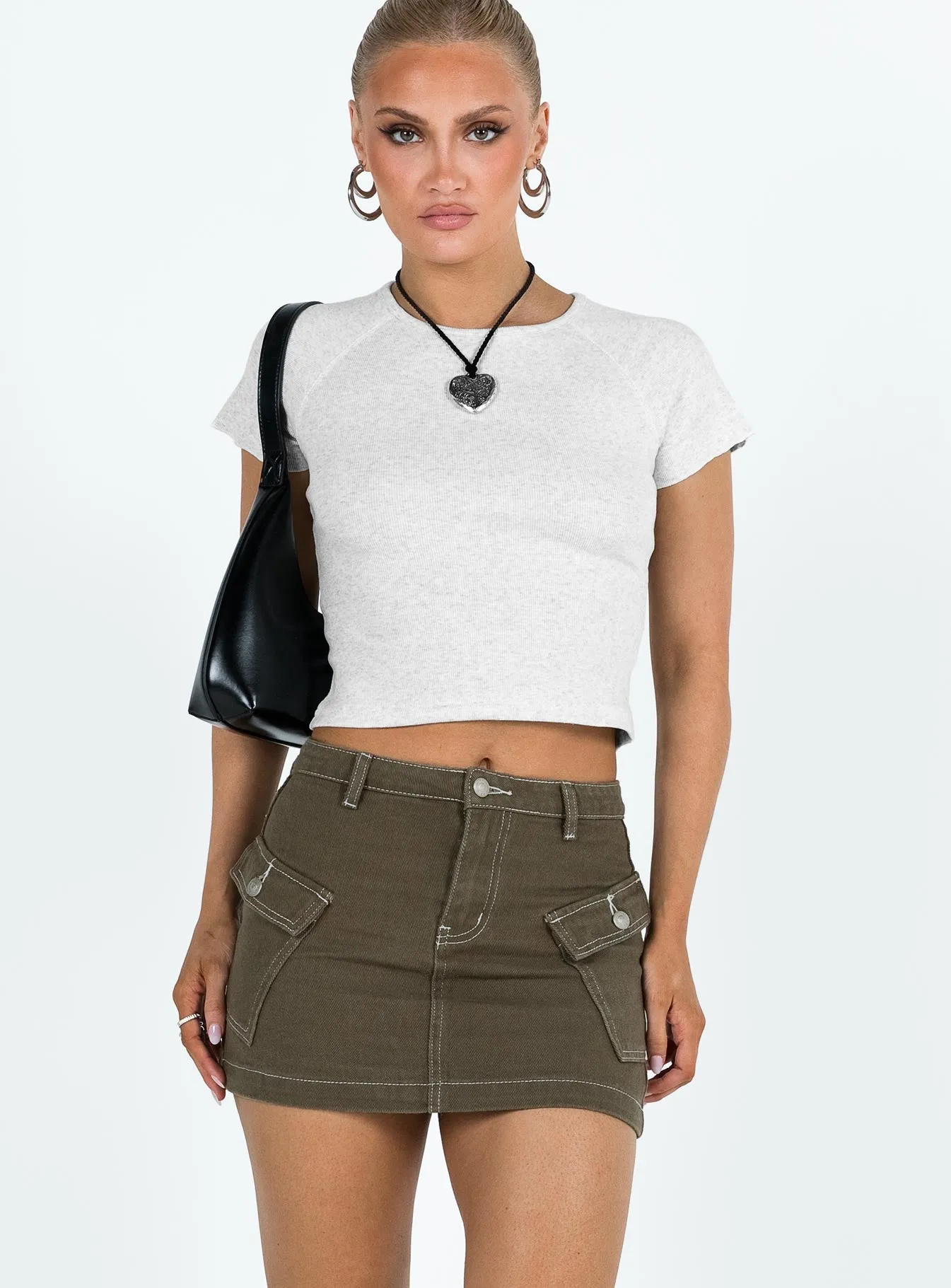 Bohemian vibe Travers Cargo Skirt Green