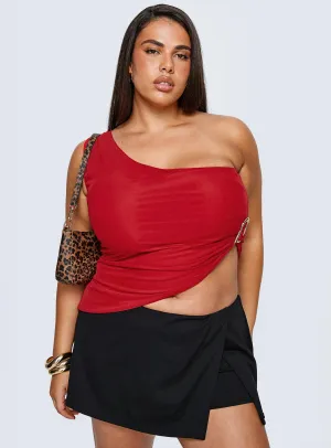 For The Thrill Skort Black Curve Minimal Design