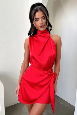 Edge Light Santorini Mini Dress - Red