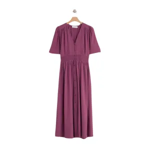 Violeta Romantic Luise Dress Beauty Glow MicroPerforatedTexture
