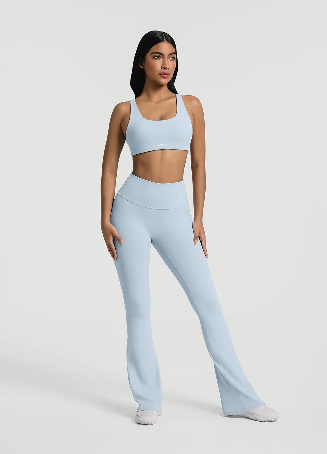 Odor control Ultra Stretch Ruched Flared Leggings