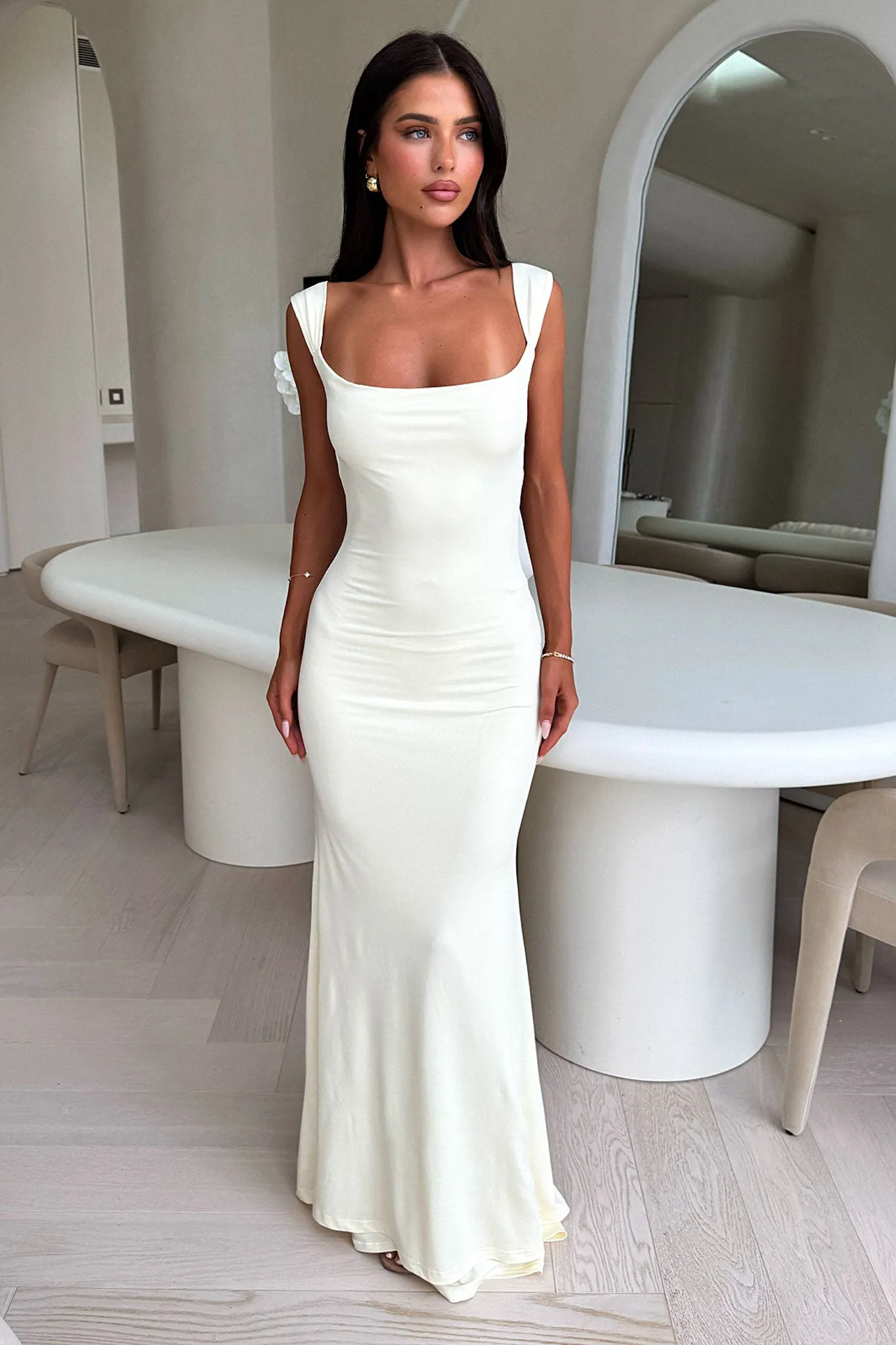 Clear Day Elai Open Back Maxi Dress - Yellow