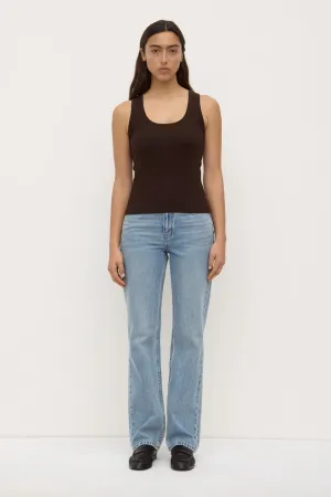 Robyn Scoop Neck Rib Tank Noble Core