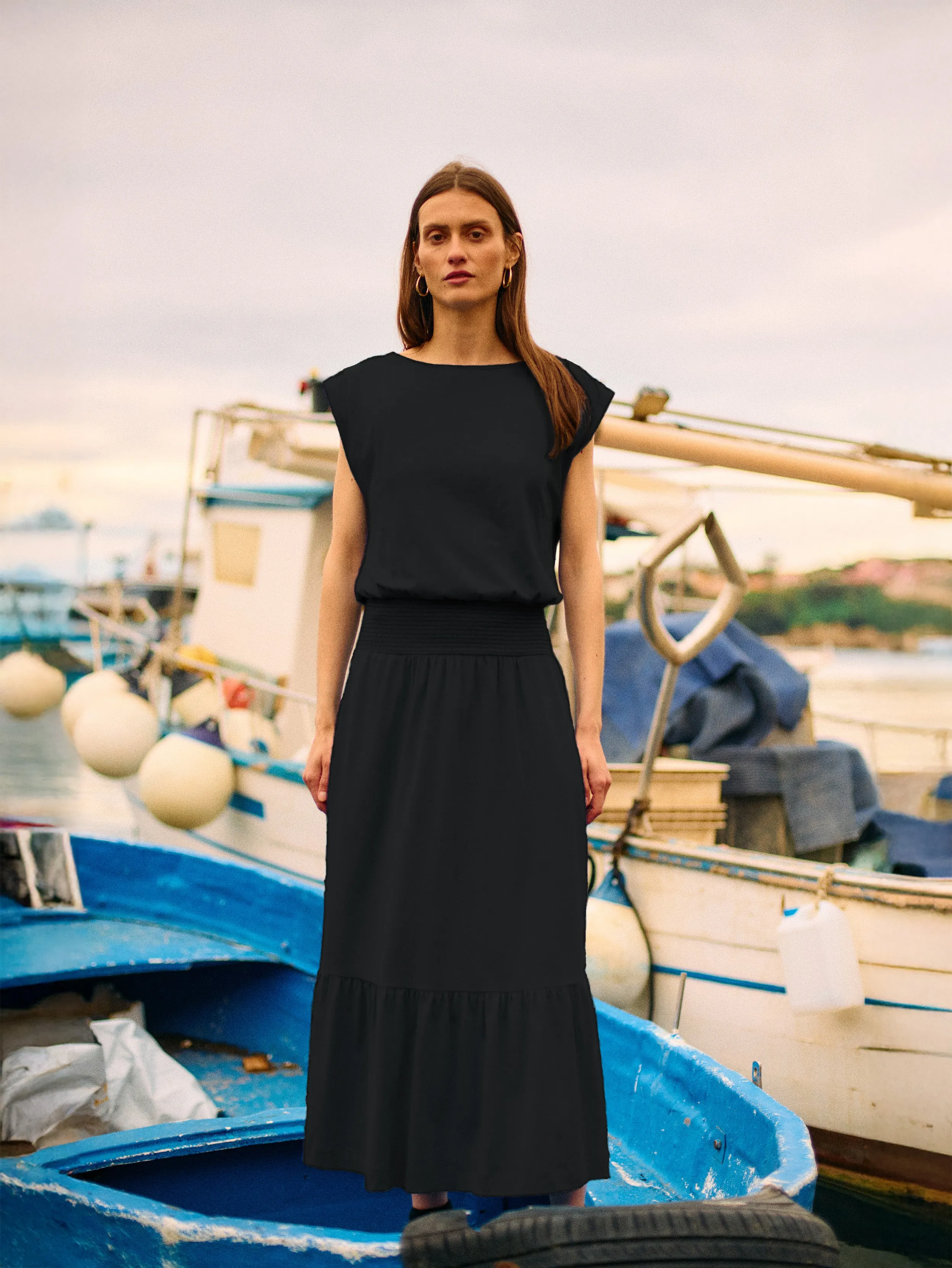 Evonne Maxi Dress Glass Glow Topaz Glow