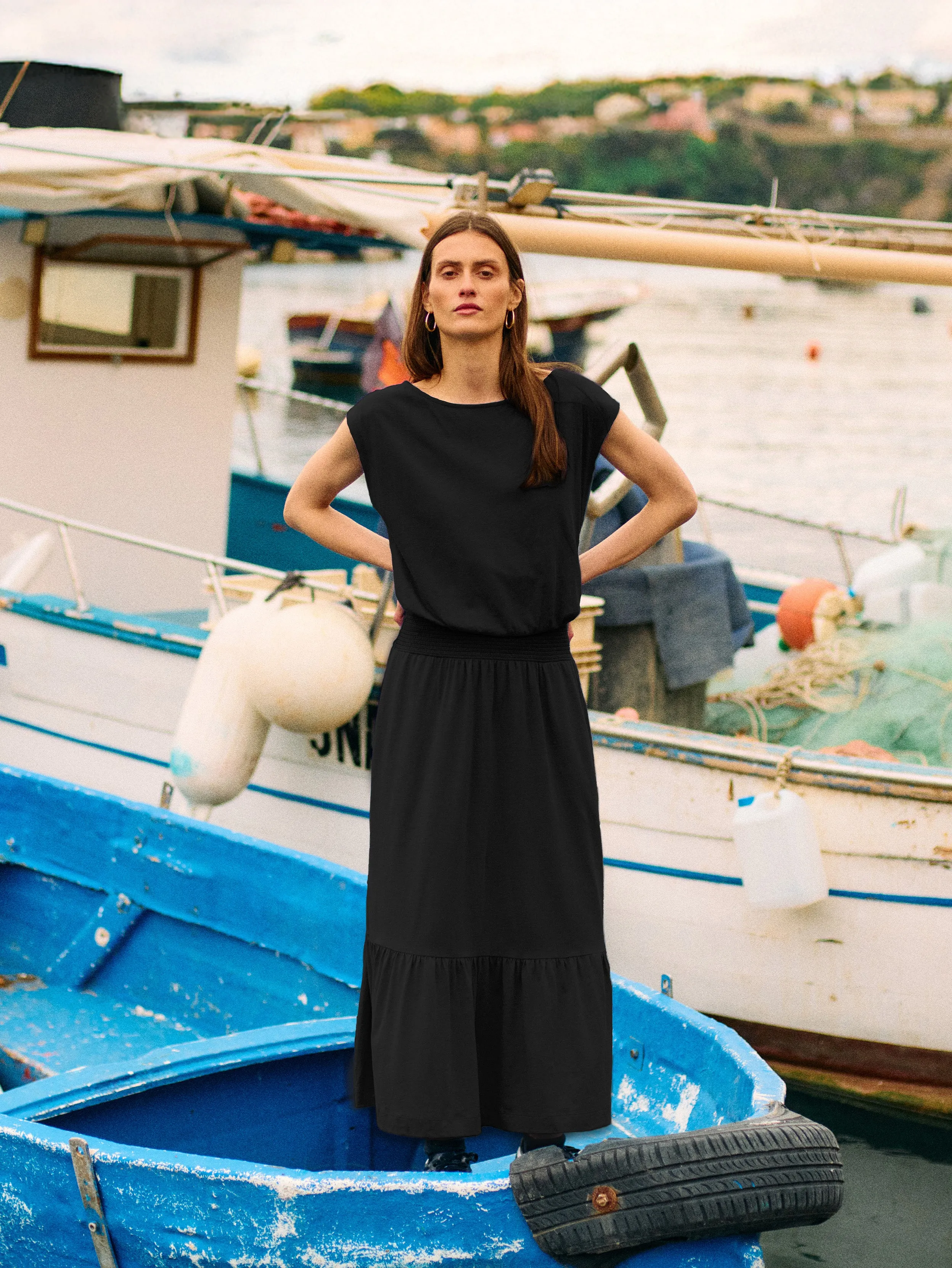 Skin Hug Wood Bridge Evonne Maxi Dress