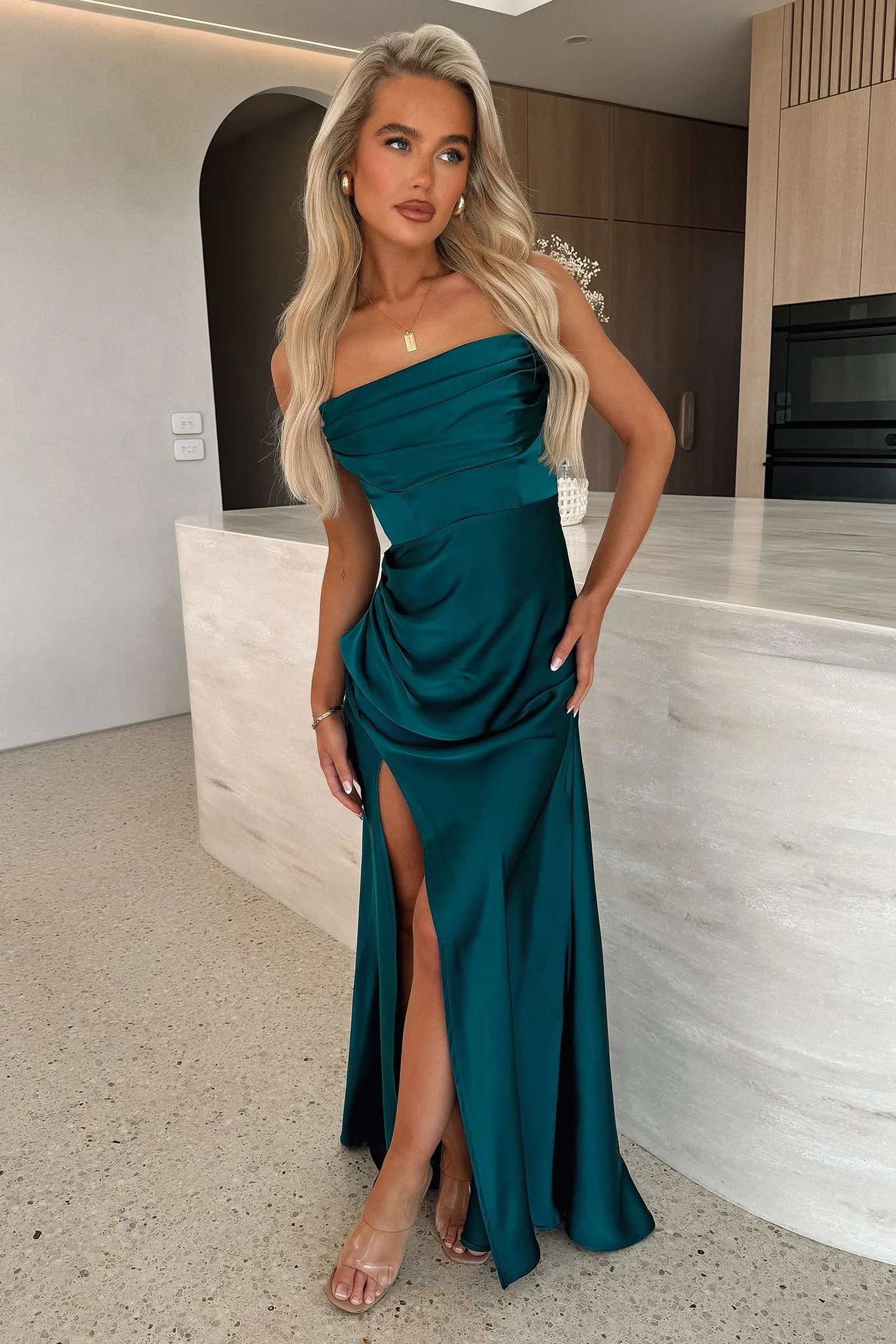 Bold Hue Lola Maxi Dress - Emerald