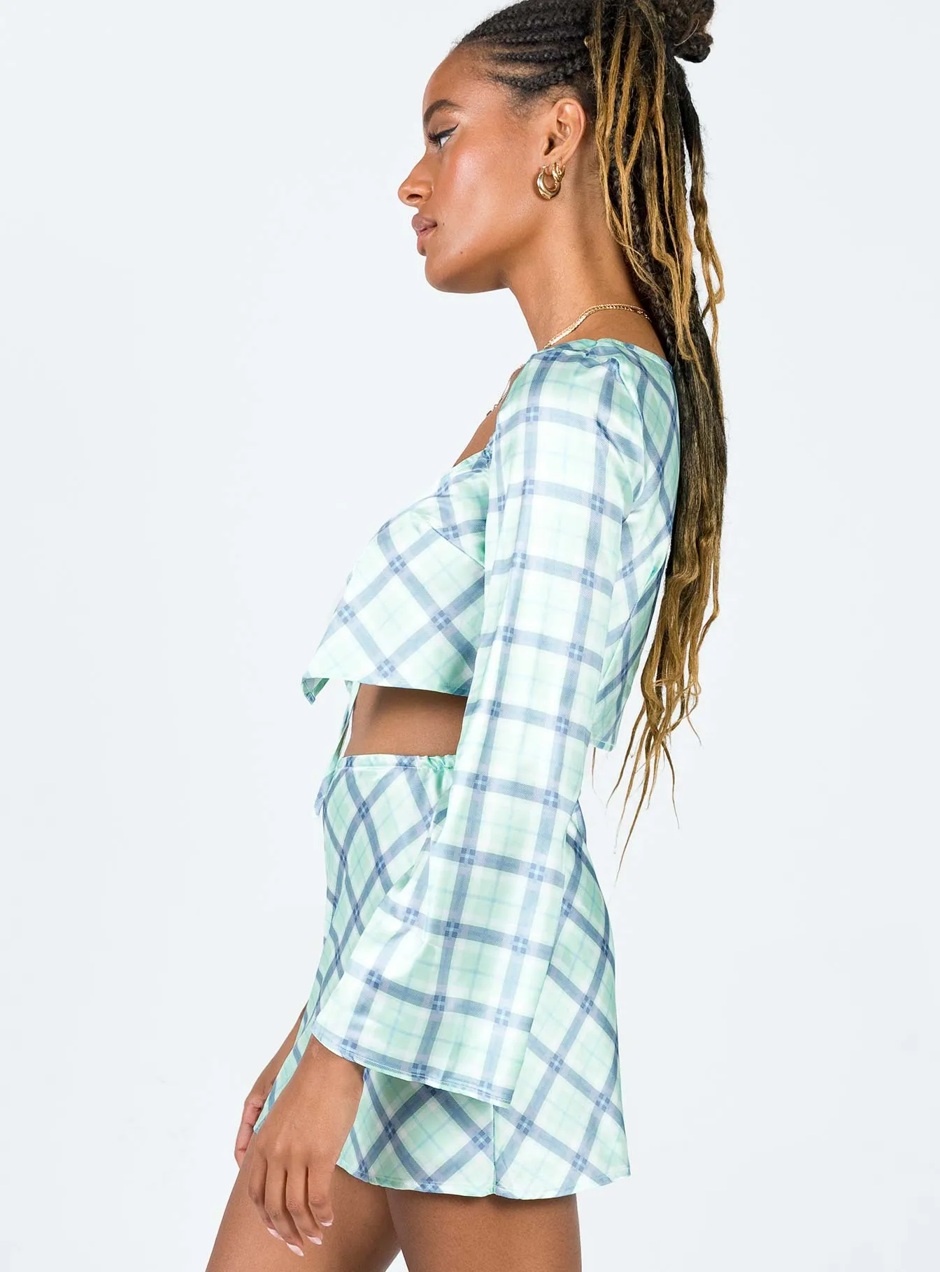 Everyday Vibe Sheena Set Green Check
