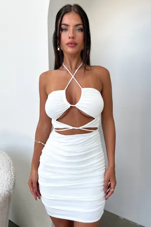 Saisha Dress - White Match Fast Layer Free