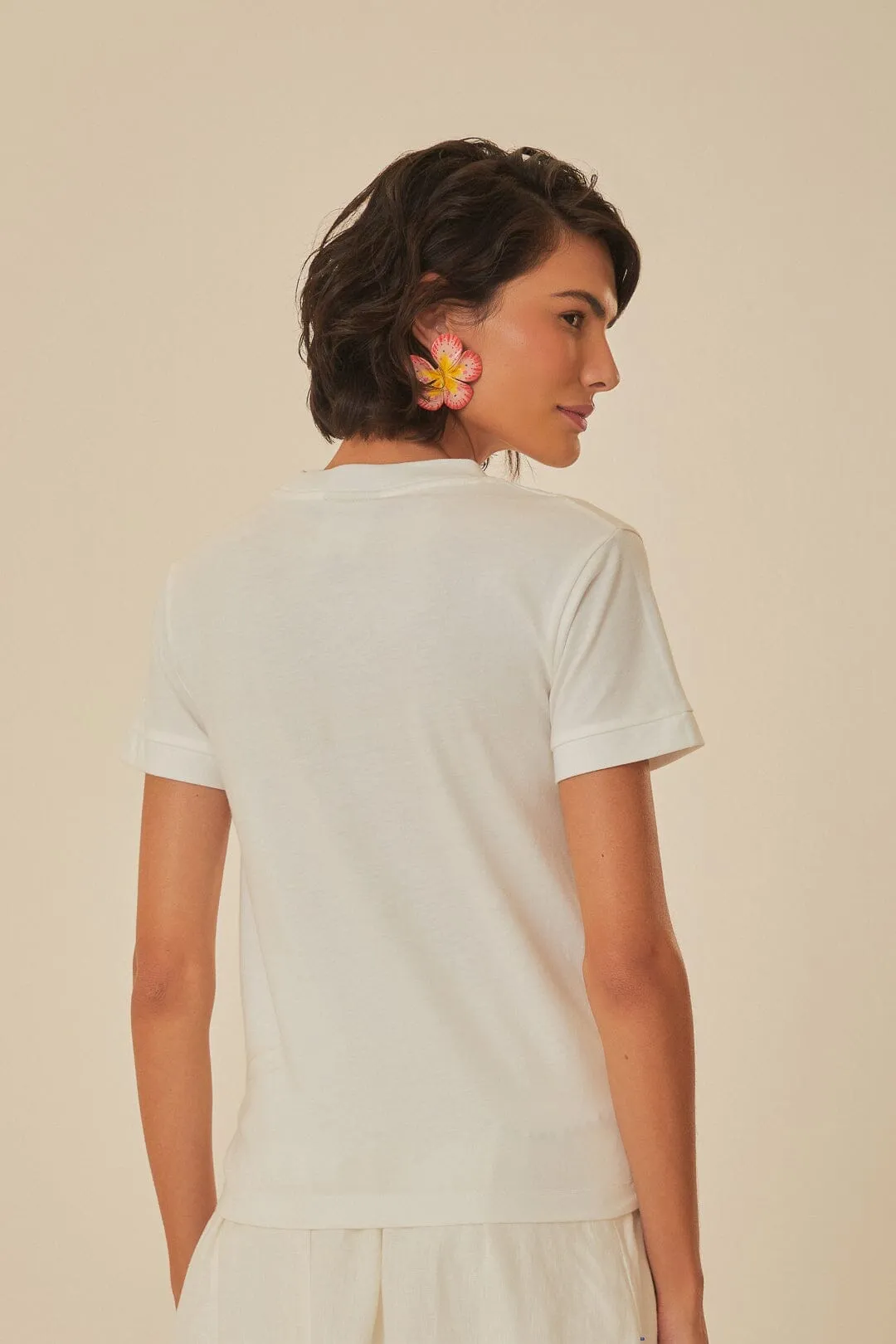 White Sounds Like Brasil Organic Cotton Baby T-Shirt Virtual Mode
