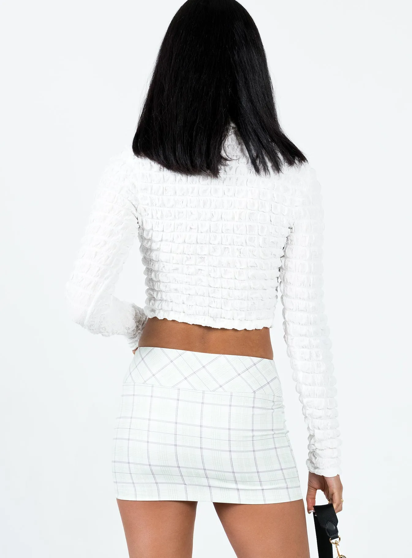 Ginnie Mini Skirt Multi Synthetic Blend