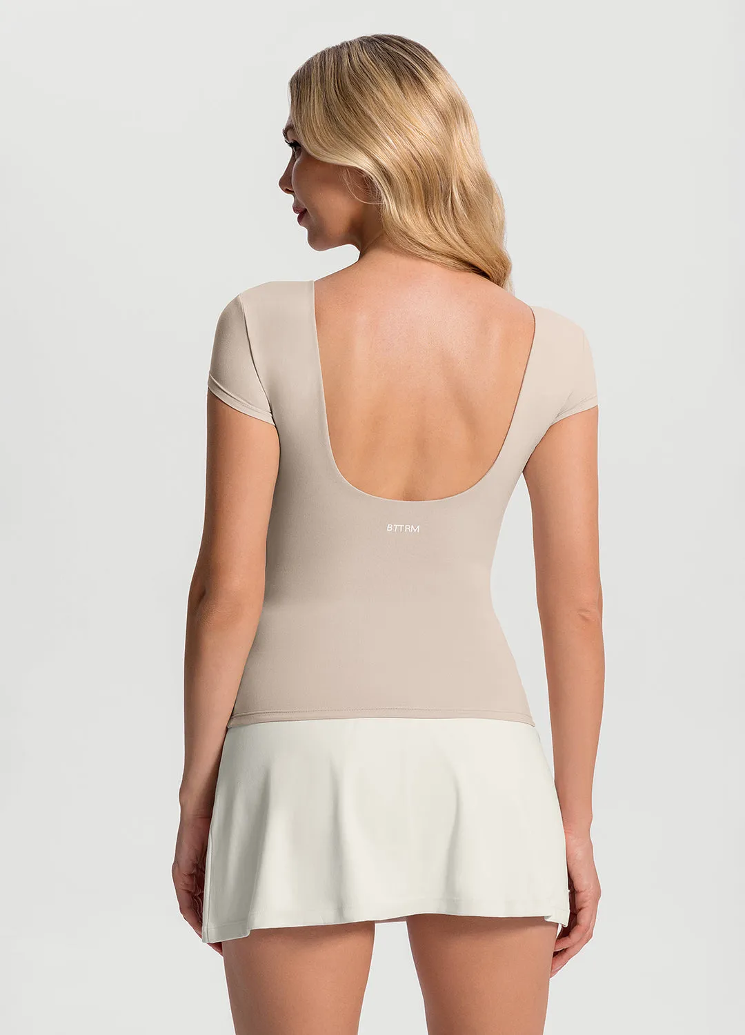 Fresh Style Trend Open-Back T-Shirt