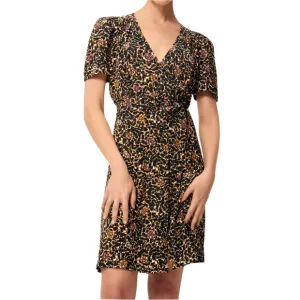 Reflective details WindproofInterior Courte Boutonnee Claudia Dress