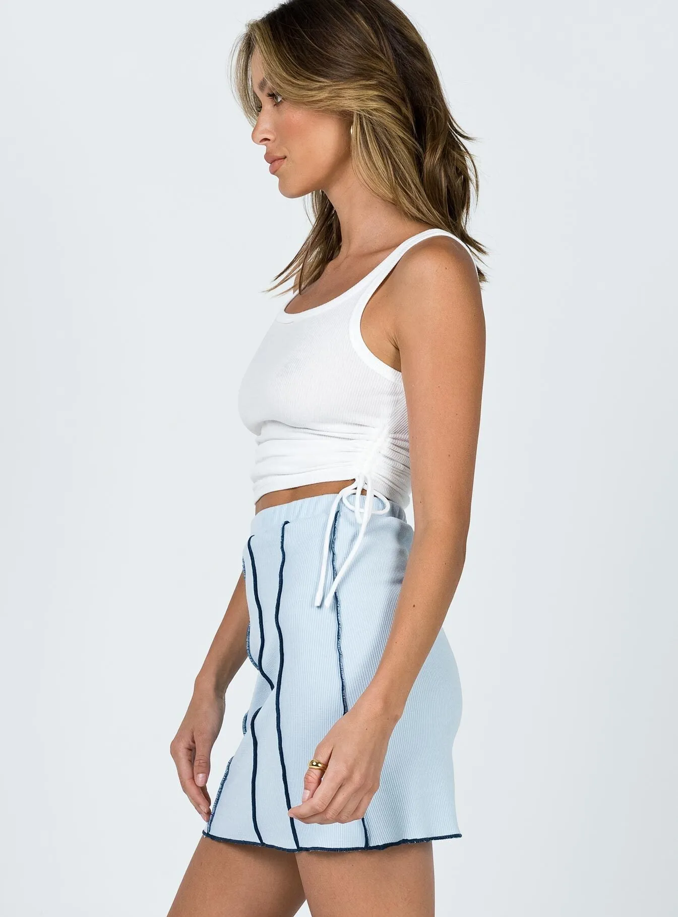 Chafe Resistant Nelle Mini Skirt Blue