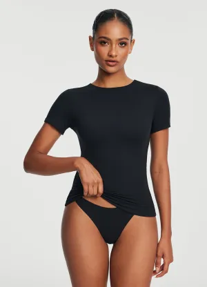 Short Sleeve Crew Neck Top Active Layer OdorResistant