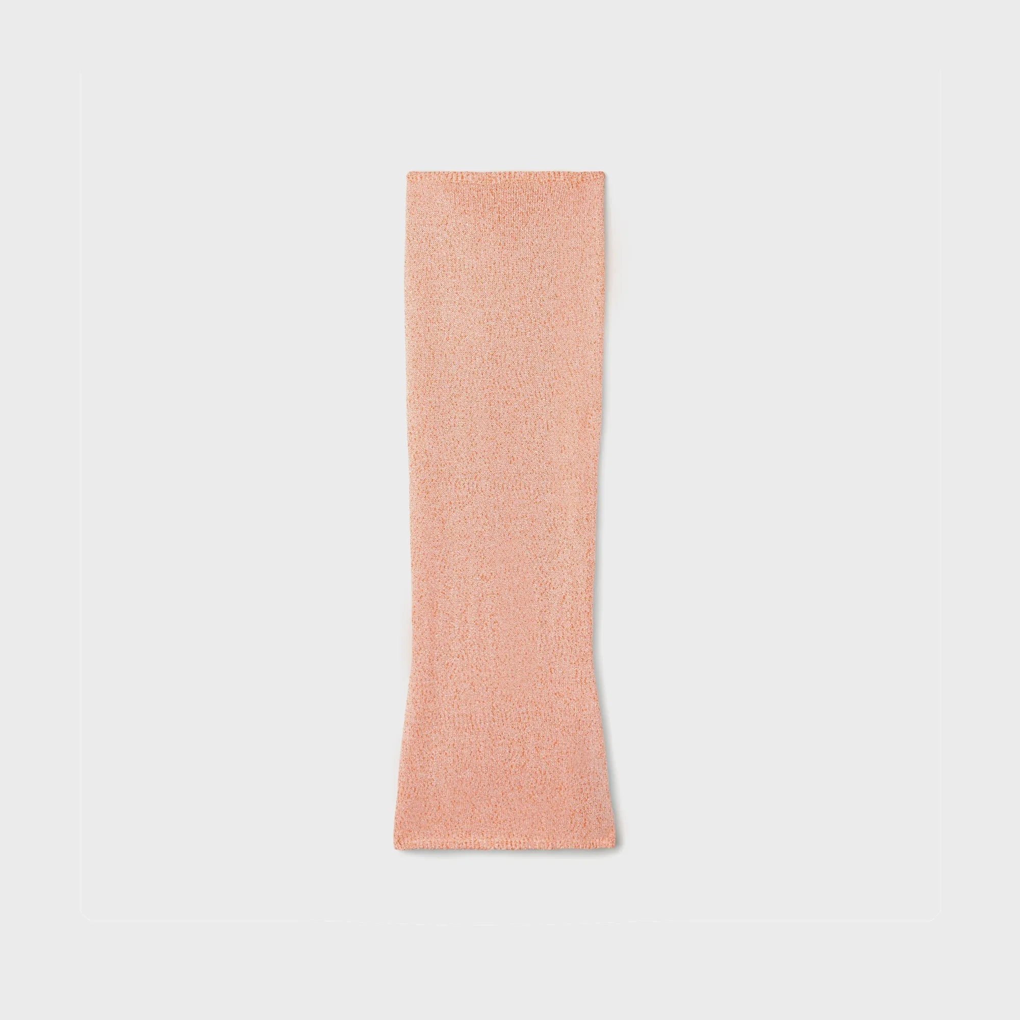 Asta Resort Carolina Skirt - Peach Sequin Crisp Finish Fringe Detail
