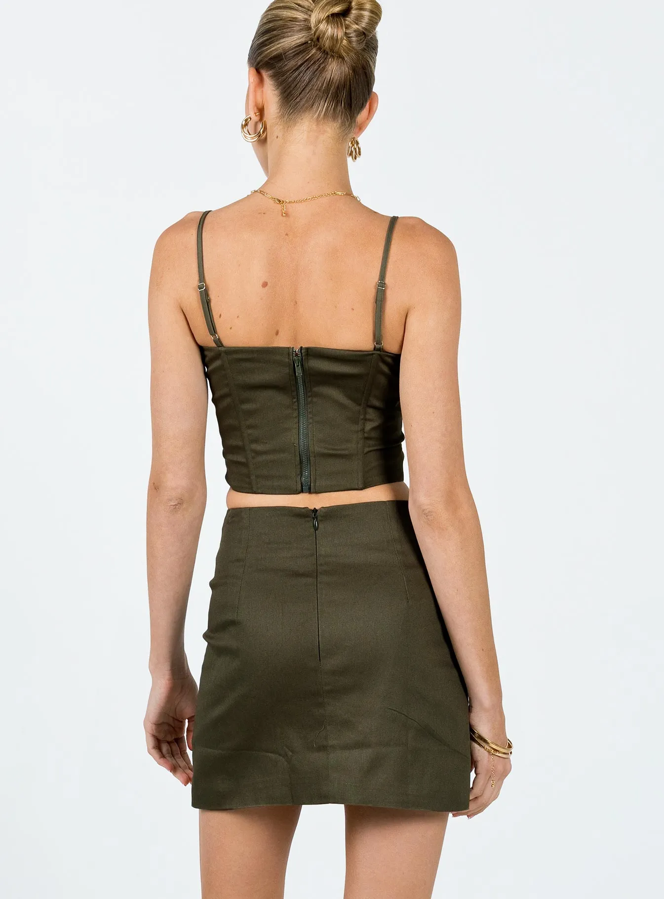 High End Quality Karina Set Khaki