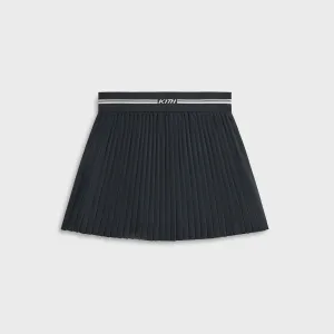 Water Resistant Kith Women Amaya II Pleated Skirt - Black